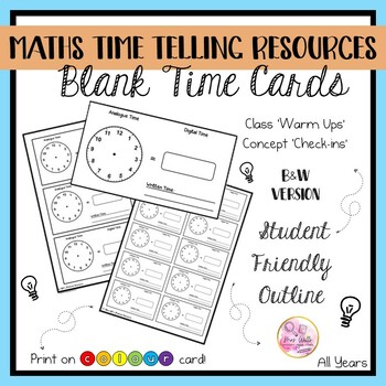 blank time cards
