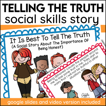 Preview of Honesty Telling Truth Social Story Trustworthiness Self Regulation Impulsivity 