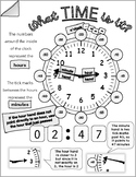 Telling Time (1-minute Intervals) Notes & Practice