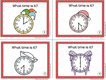 Telling Time Worksheets and Task Cards Bundle by ElementaryStudies