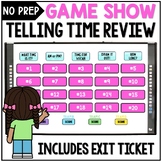 Telling Time 2nd Grade Game Show & Exit Ticket | Telling T