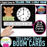 Telling Time - 30 Minute Intervals Digital Task Cards for 