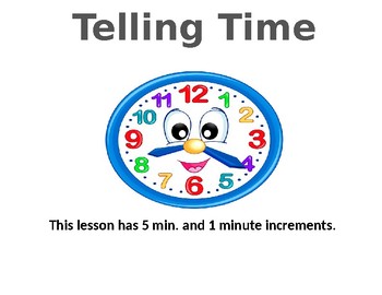 Preview of Telling Time
