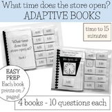 What Time- 4 adapted books, Special Ed Life Skills [to 15 min]