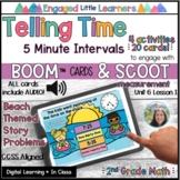 Telling Time | 5-Minute Intervals | BOOM & SCOOT Task Card