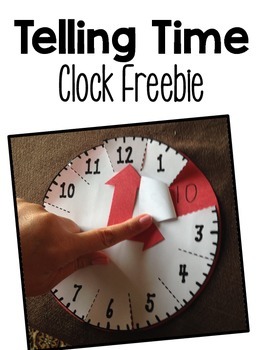 Telling Time: A Clock Freebie