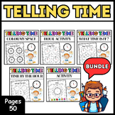 Telling Time Activities BUNDLE Worksheets / Clock Printable