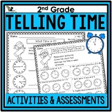 Telling Time Activities and Assessments - 2nd Grade