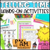 Telling Time Activities, Task Cards & Games