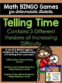 Telling Time BINGO Math Game for Intermediate Students - 3