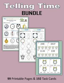 Preview of Telling Time BUNDLE