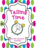 Telling Time BUNDLE Student Practice Books