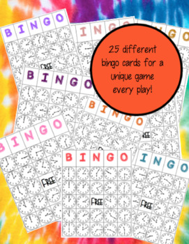 Telling Time Bingo by The Peaceful Elementary Teacher | TPT