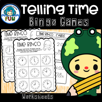 Preview of Telling Time Bingo Games