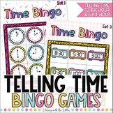 Telling Time Bingo Games | Reading Digital & Analog Clocks