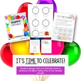 Telling Time Birthday Party Project