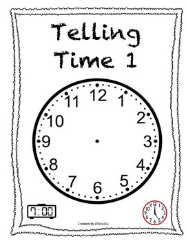 Telling time complete booklet - digital/analog (practice sheets/clock ...