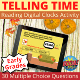 Telling Time Boom Cards Reading Digital Clocks and Write Times