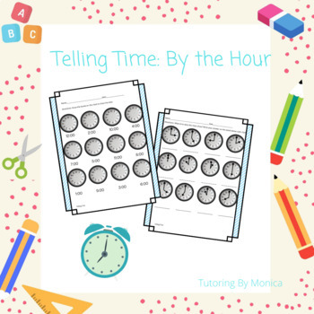 Preview of Telling Time: By the Hour