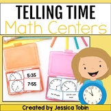 Telling Time Centers and Games - Time to the Hour, Half Ho