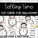 Telling Time Clip It Cards