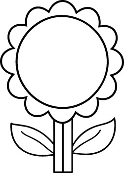 Preview of Telling Time Clock  Craft Flower - Coloring Page - Spring Crown - Style 1 - 4K