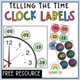 Telling Time Clock Labels (24 Hour Time) Free Download