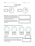 Telling Time Differentiated Lesson