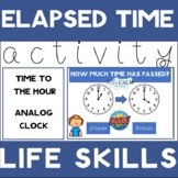 Telling Time - Elapsed Time to the Hour BOOM CARDS