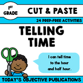 Telling Time (First Grade Cut and Paste Practice)