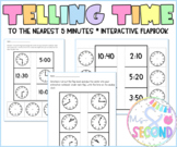 Telling Time Interactive Notebook | Printable | Distance Learning
