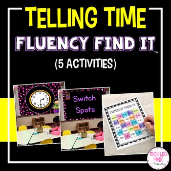 Preview of Telling Time Fluency Find It®