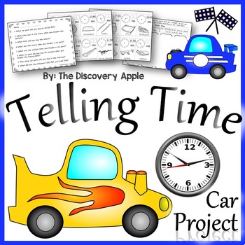 Preview of Telling Time Activity Math Project Interactive Real World
