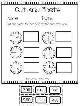 telling time fun time telling worksheets by the relaxed homeschool llc