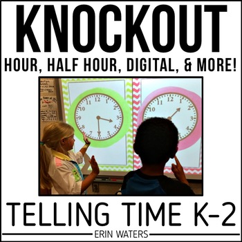Preview of Telling Time to the Hour and Half Hour - Telling Time Games - Analog & Digital