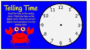 Preview of Telling Time Google Classroom