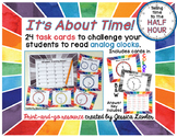 Telling Time Half-Hour Task Cards