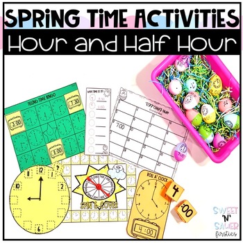 Preview of Telling Time Hands On Hour and Half Hour Activities
