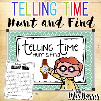 Preview of Telling Time Hunt and Find