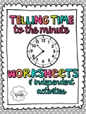 Telling Time - Independent Activities/Worksheets