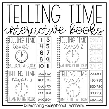 Preview of Telling Time Adapted Books