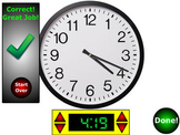 Telling Time Interactive Flash Clock