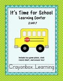 Telling Time Learning Center - Back to School - Common Cor