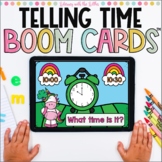 Telling Time | March Boom Cards™ | Digital Task Cards