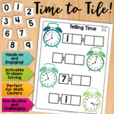 Telling Time Math Centers Math Tiles