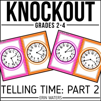 Preview of Telling Time - Math Games for Time to the Minute, 5 Minutes, Quarter Hour