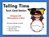Telling Time Math Task Cards - Designed with Differentiati