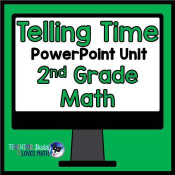 Preview of Telling Time Math Unit 2nd Grade Distance Learning