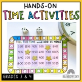 Telling Time Math centers | Grade 3 & Grade 4