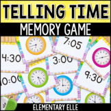 Telling Time Math Game | Memory Match Math Center